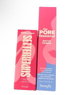 Benefit Porefessional Primer full size 22 ml- new in box plus setting spray 15ml
